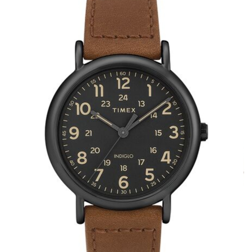 NWT Timex Men's Watch Weekender Brown and Black
